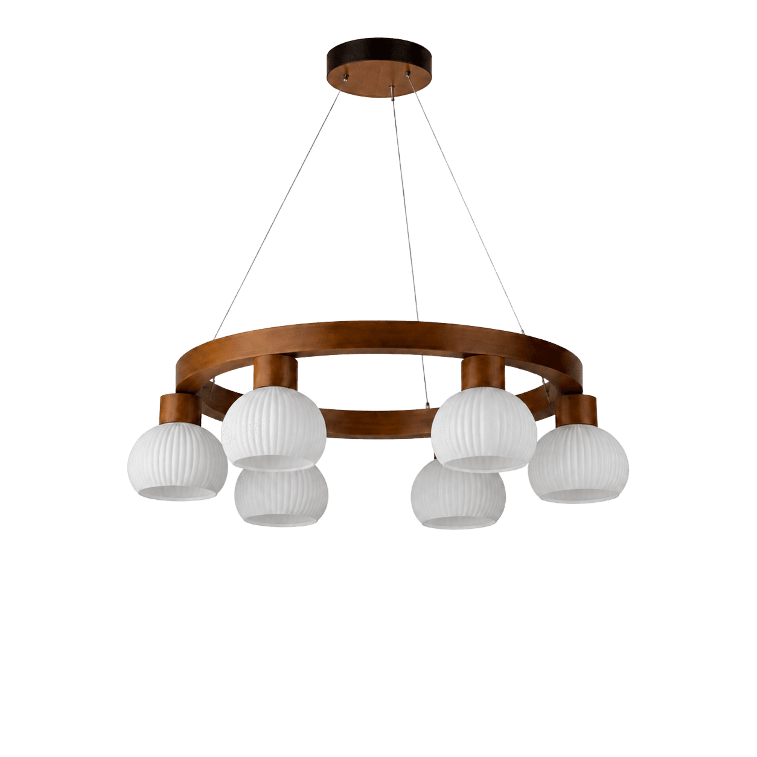Luma Wood Chandelier Light