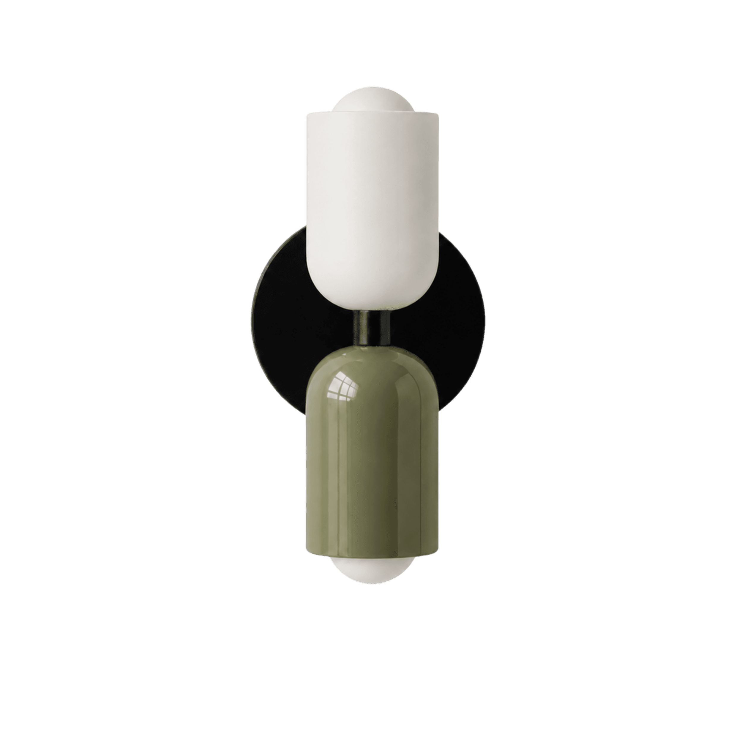 Two-Tone Twin Cup Wall Light