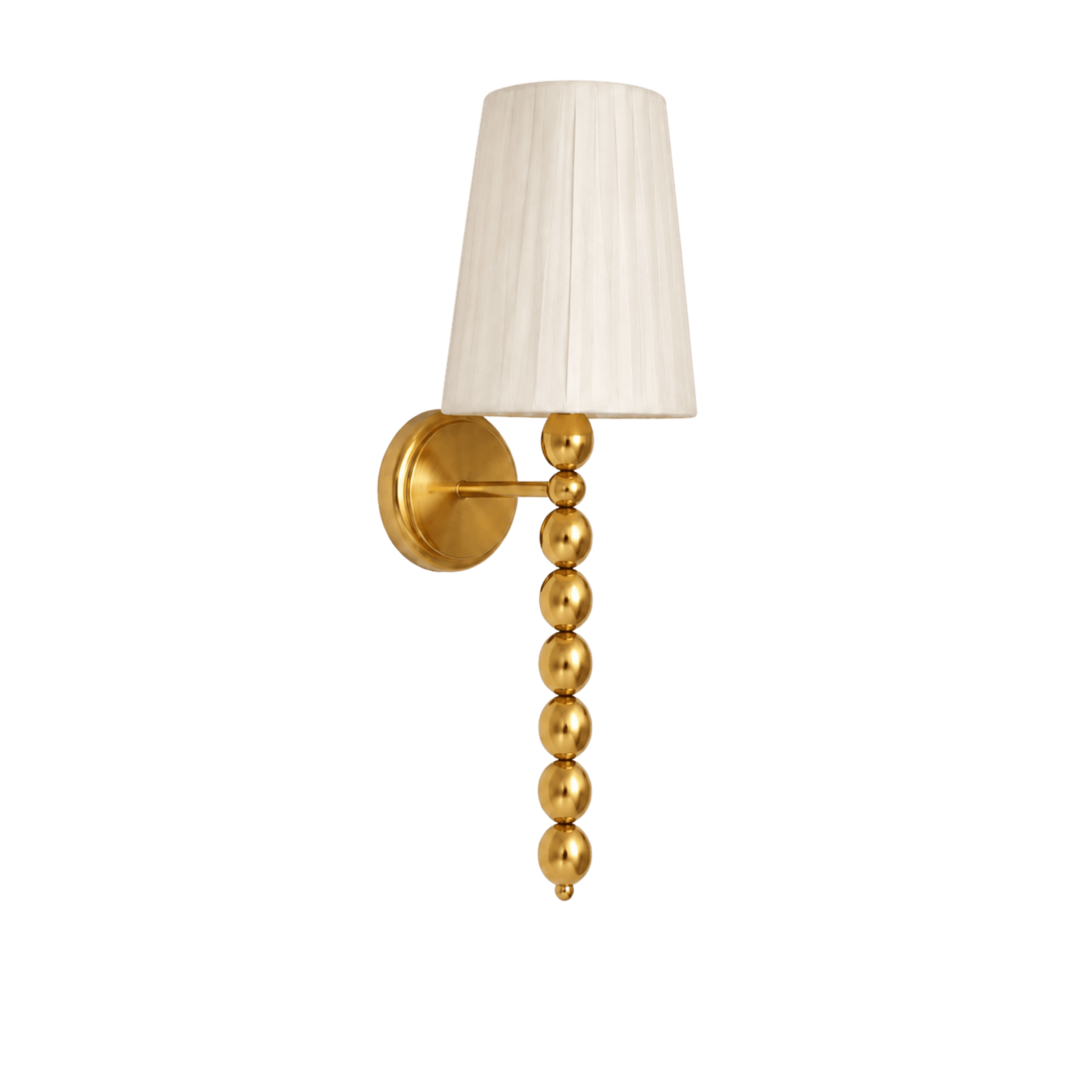 Beaded Stem Wall Light
