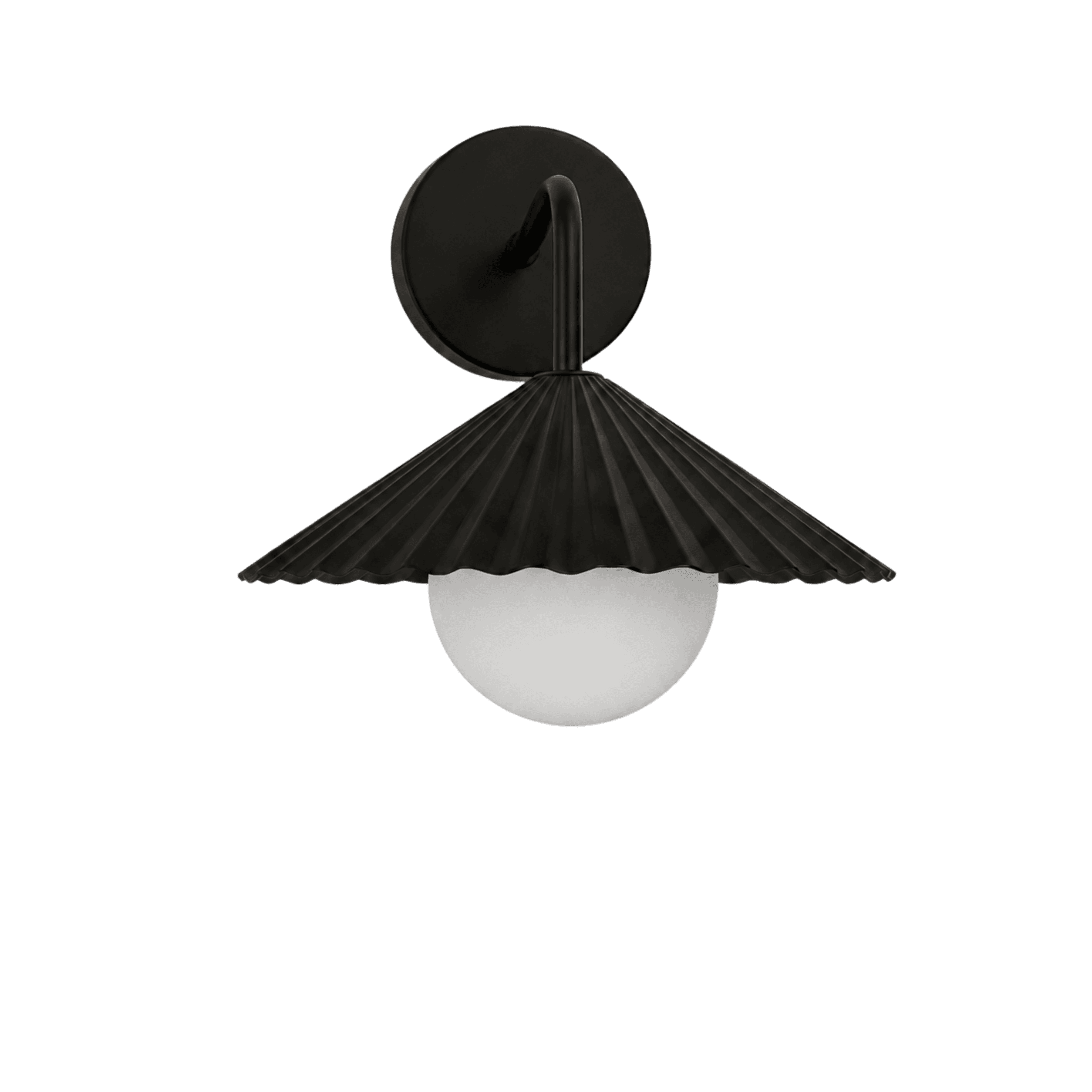 Fluted Parasol Wall Light
