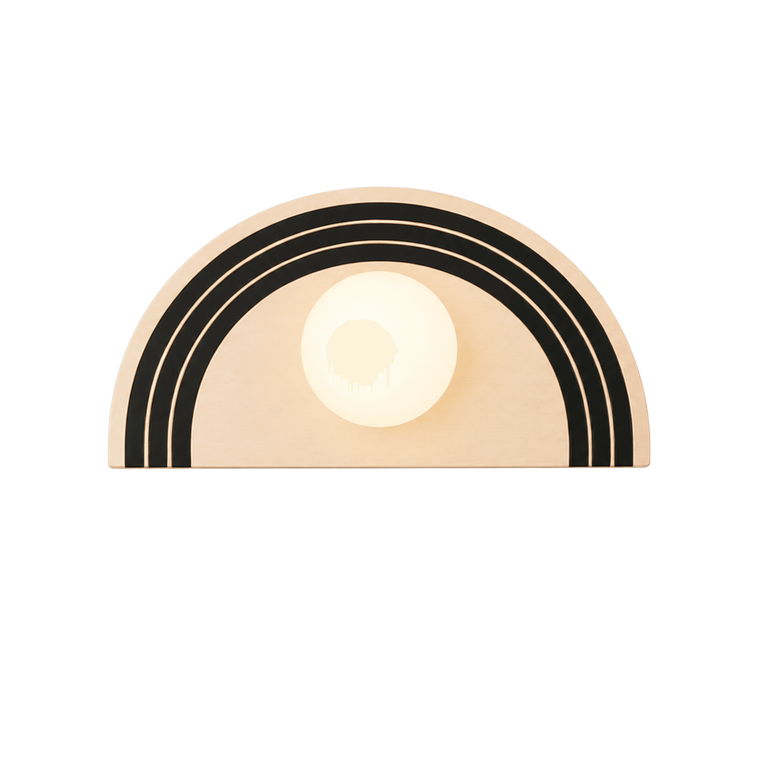 Semicircle Globe Wall Light