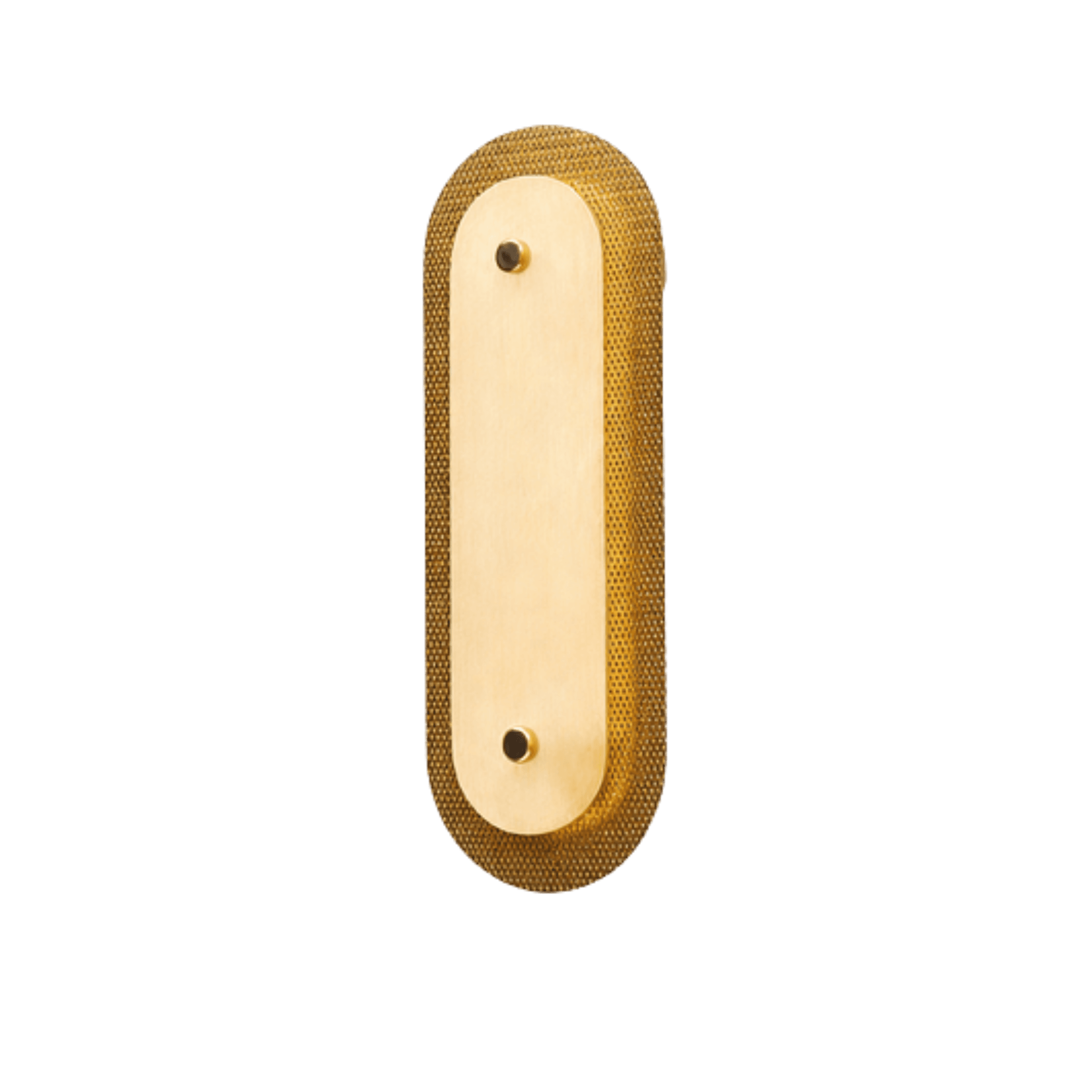 Oblong Halo Gold Wall Light