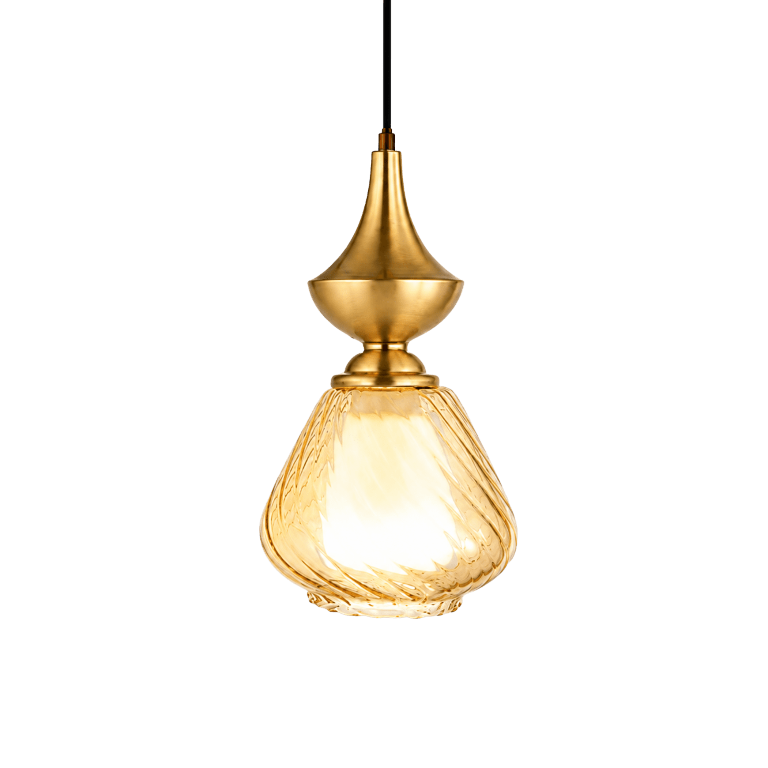 Genie Lamp Swirl Pendant Light