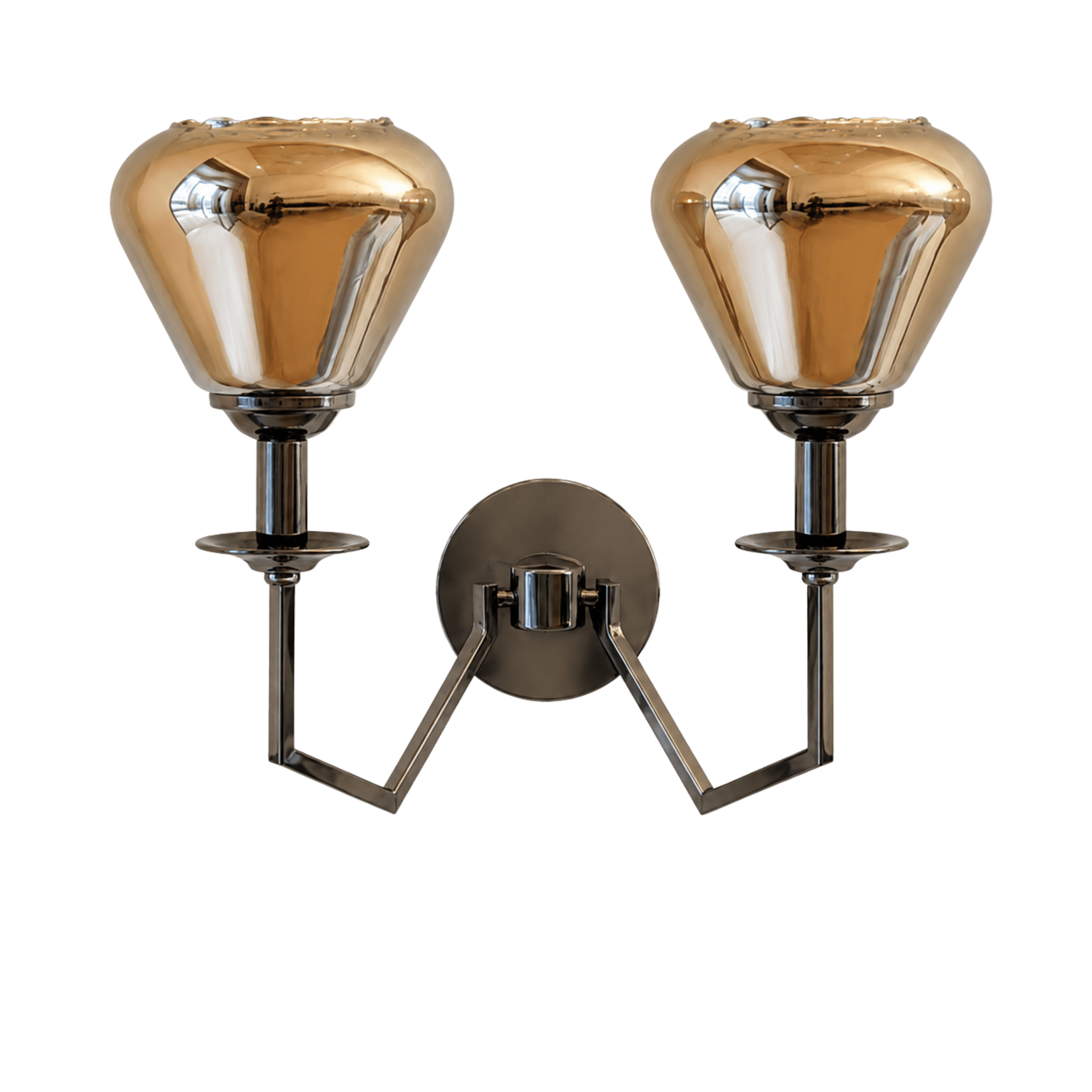 Twin diamond Wall Light