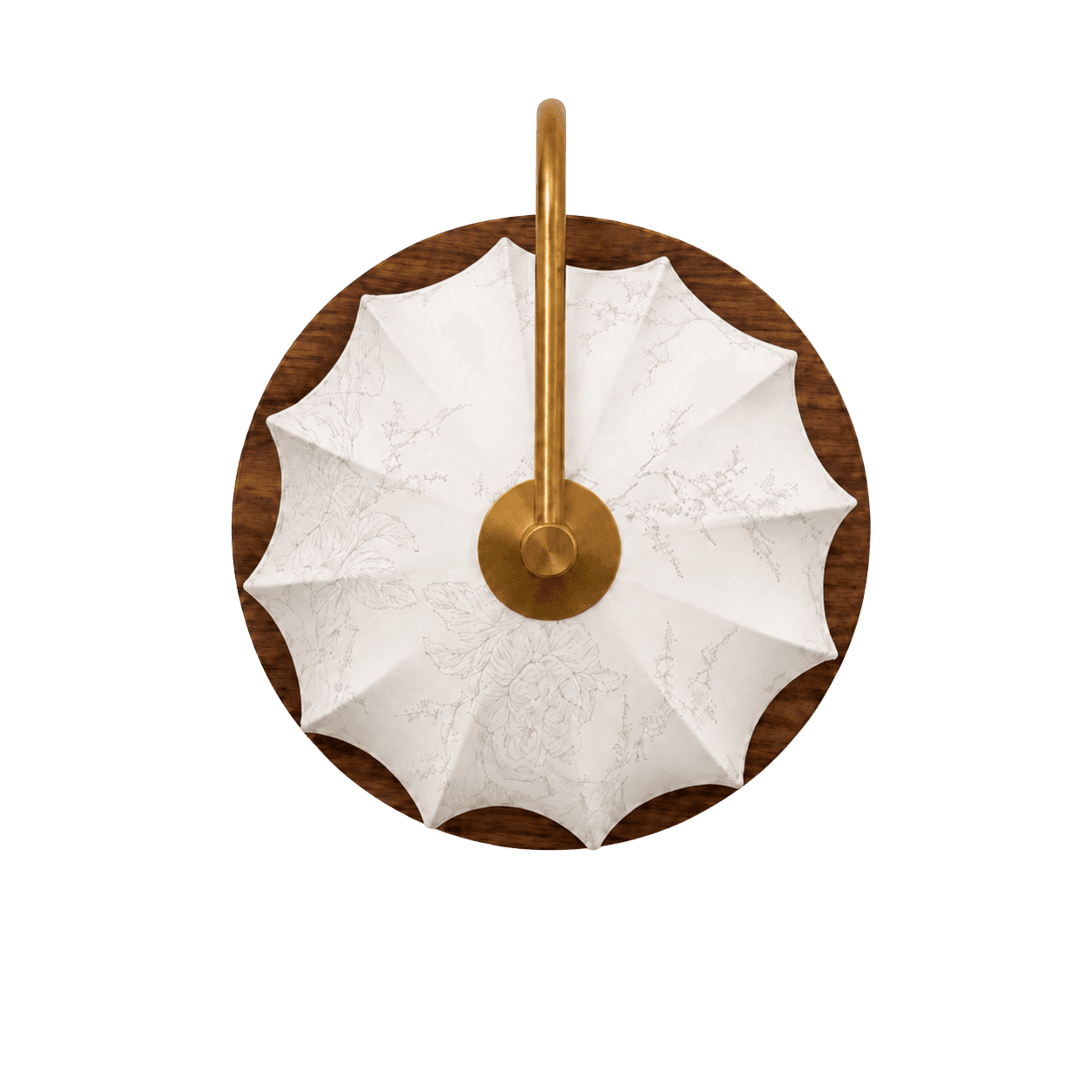 Origami Pleated Fabric Ceiling Light