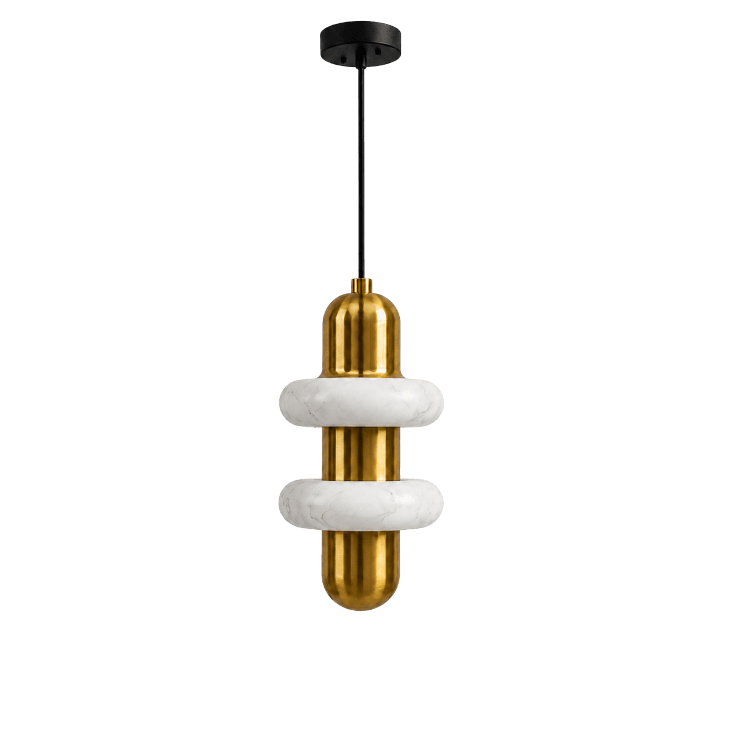 Pill Marble Ring Pendant Light