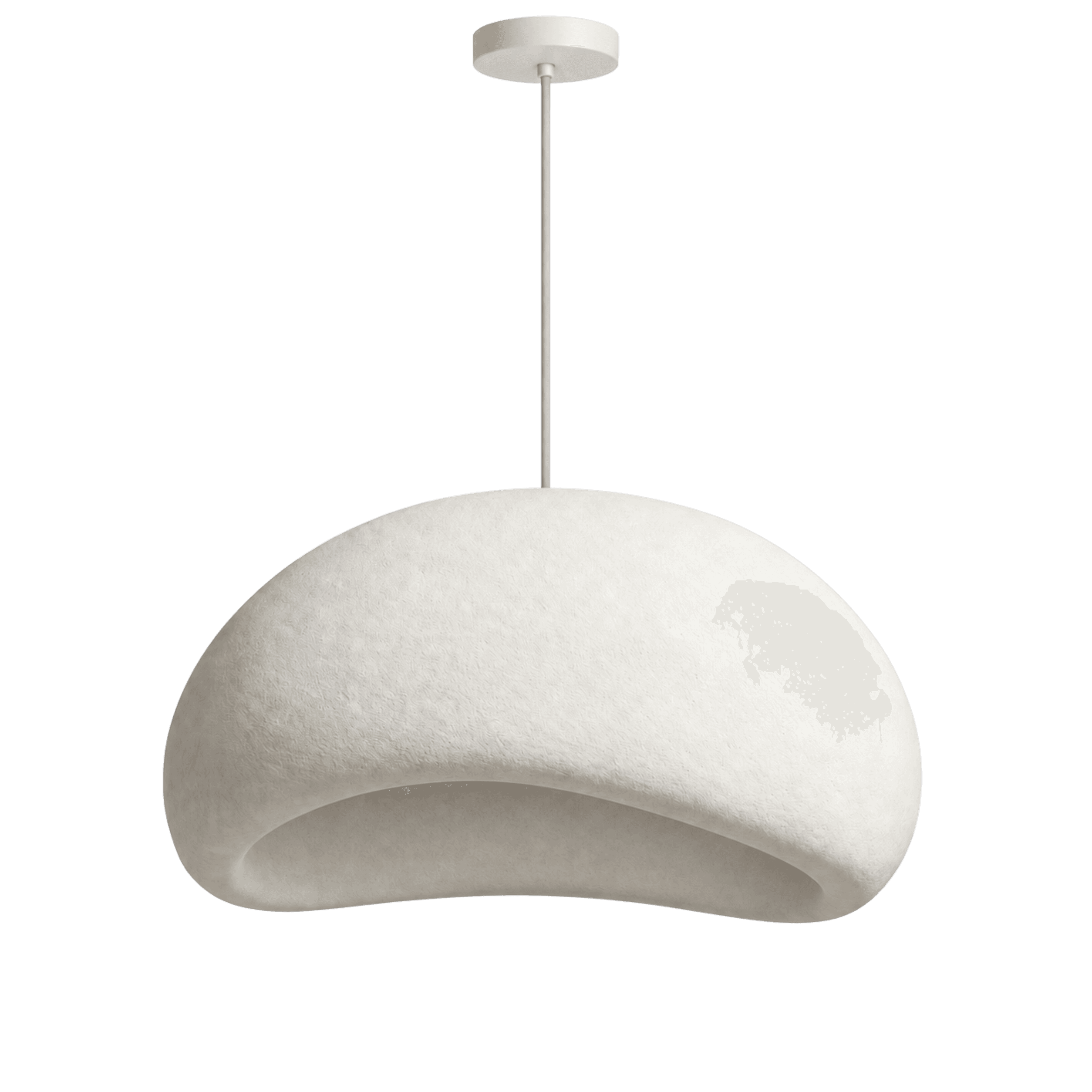 Japandi White Cloud Pendant Light