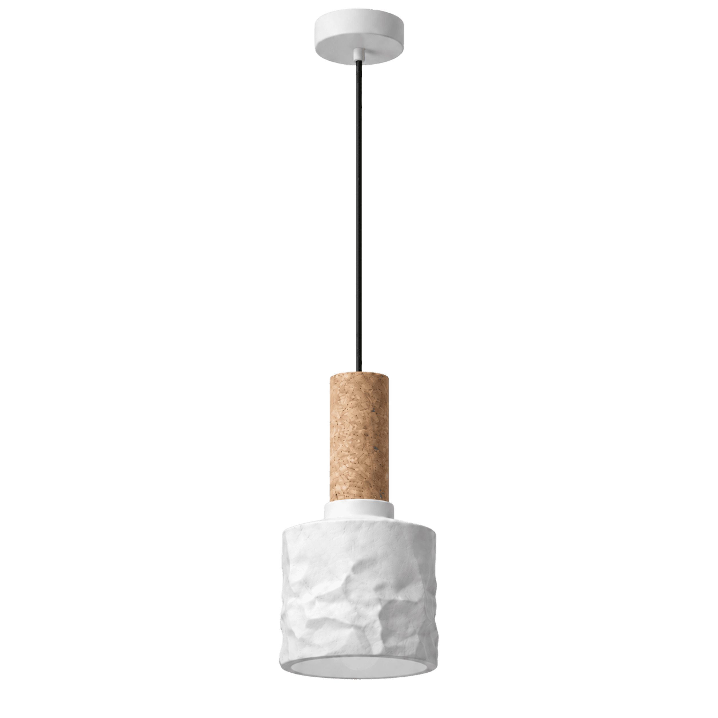 Crumpled Ceramic Pendant Light