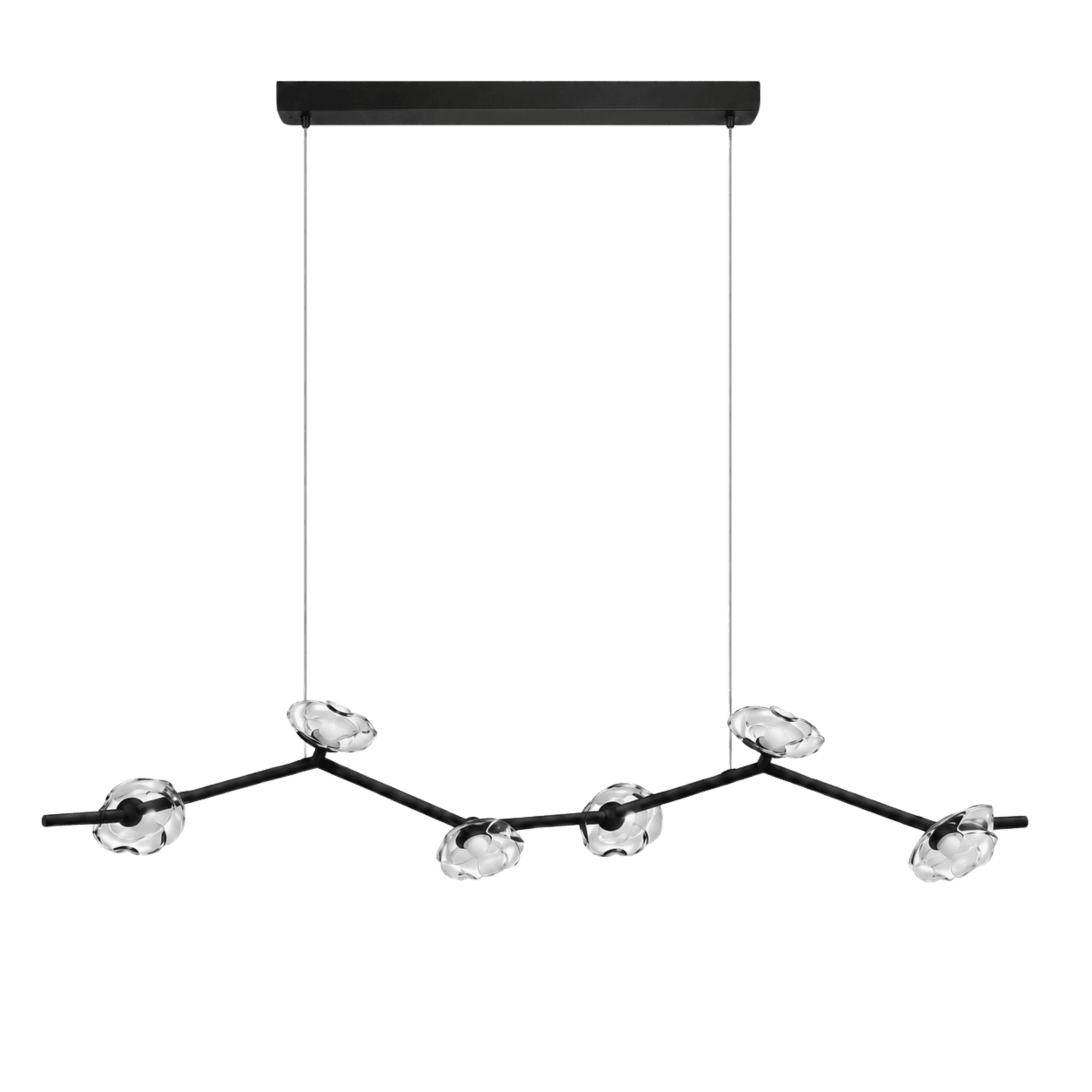 Angular Branch Linear chandelier Light