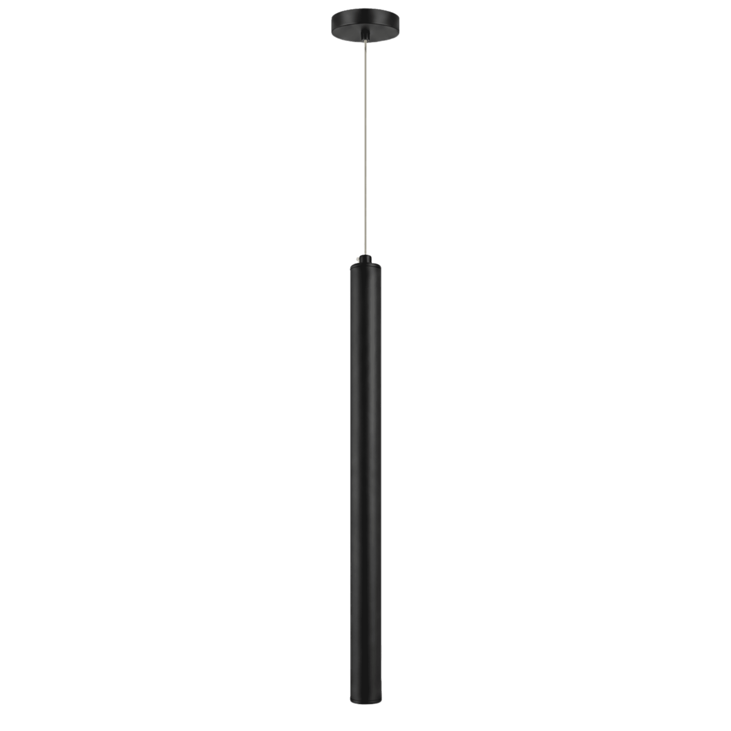 Black Baton Pendant Light