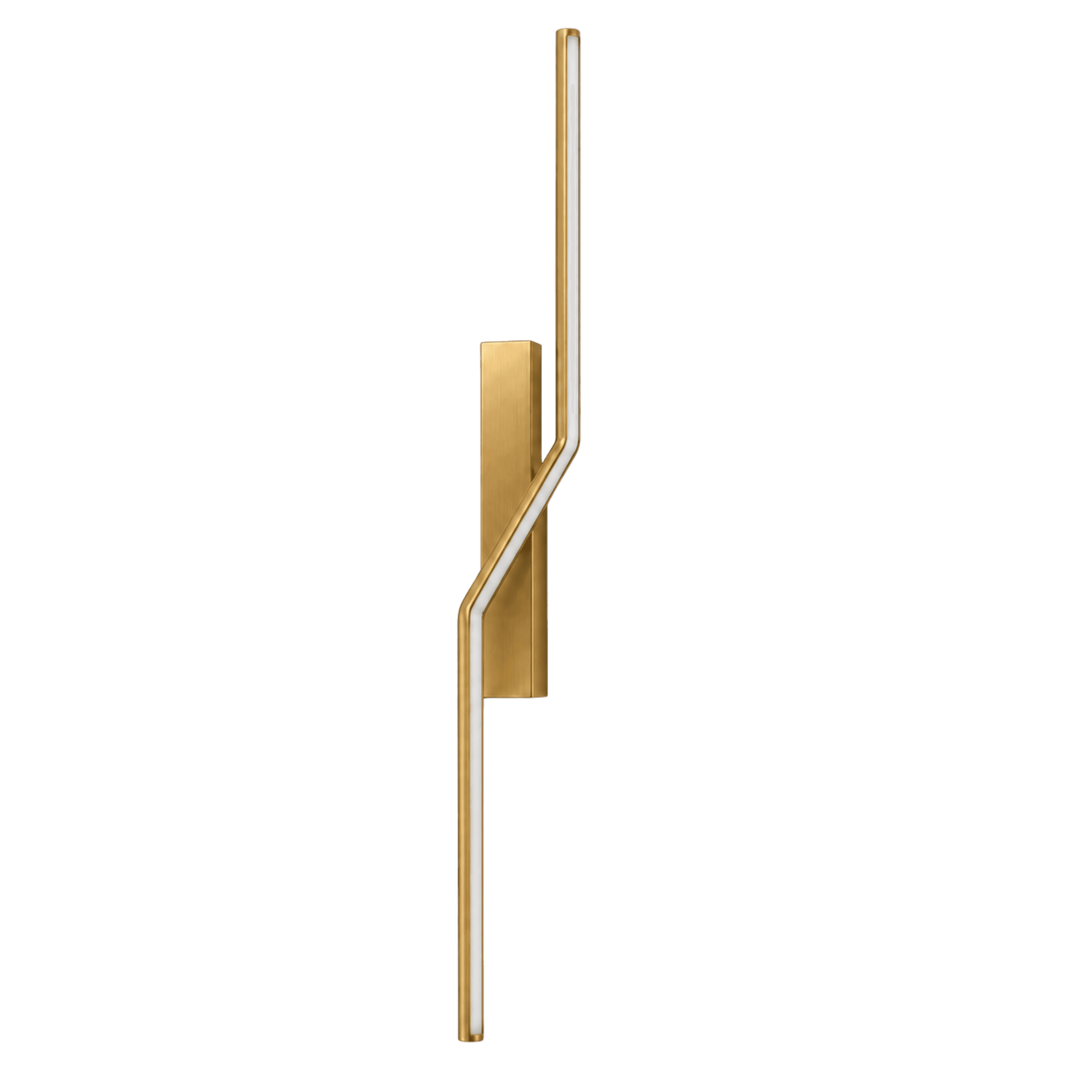Zigzag Golden Wall Light