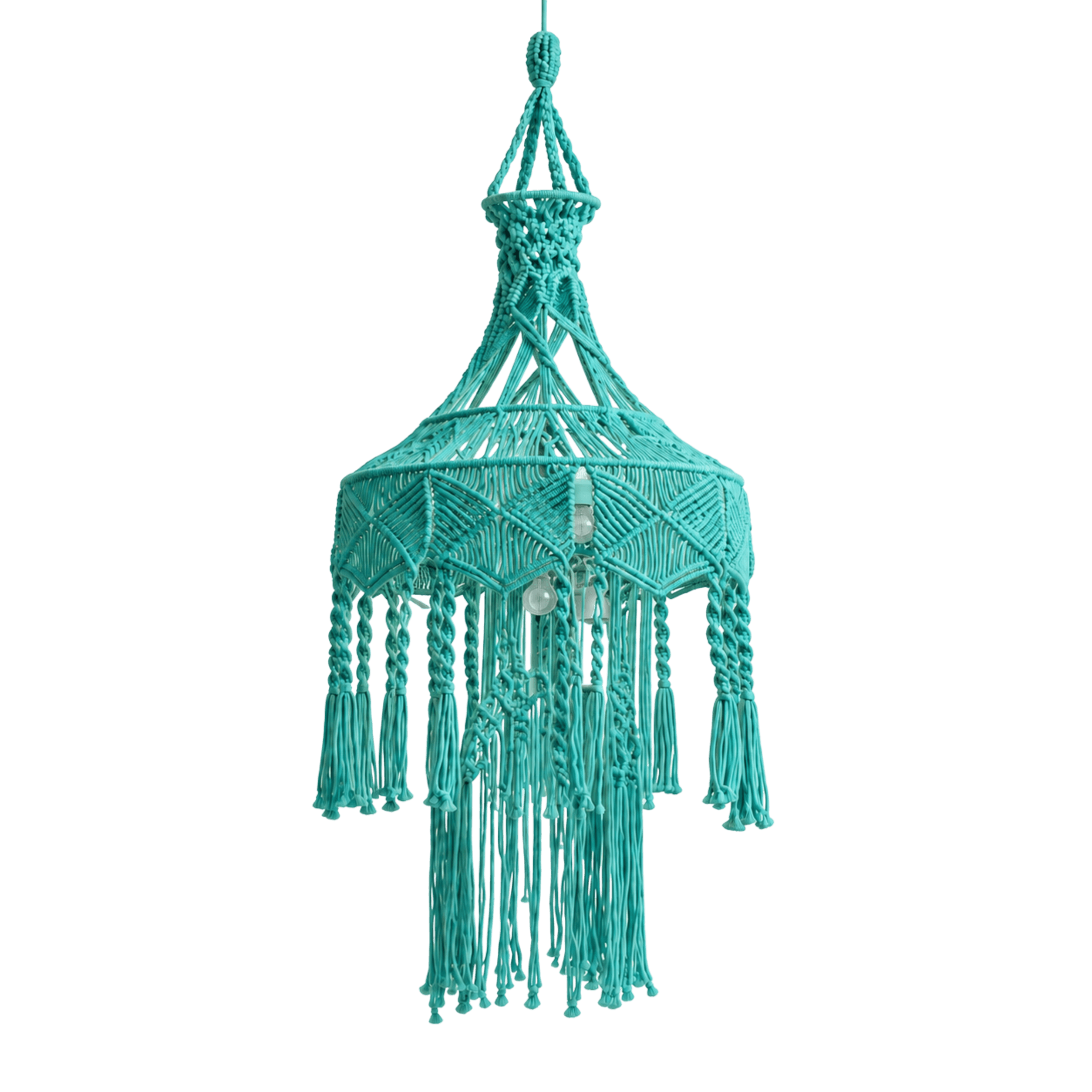 Macrame Boho Pendant Light