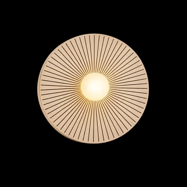 Round Sunburst Wall Light
