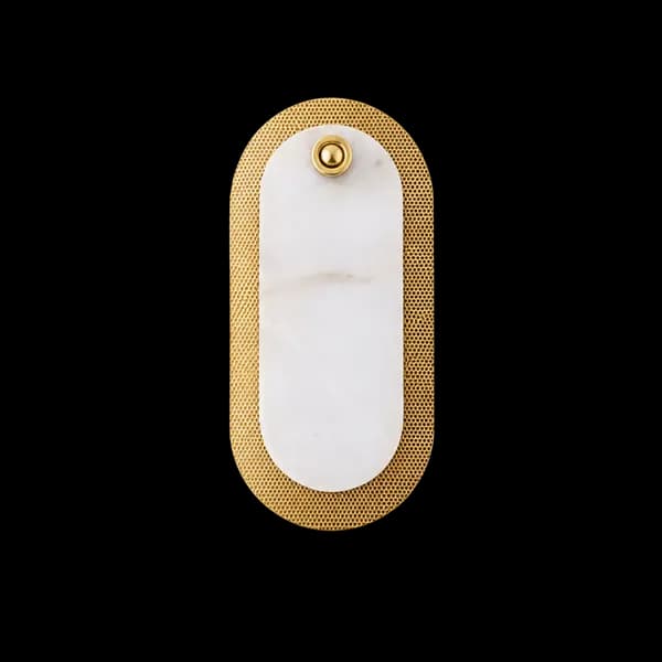 Oval Marble Wall Light