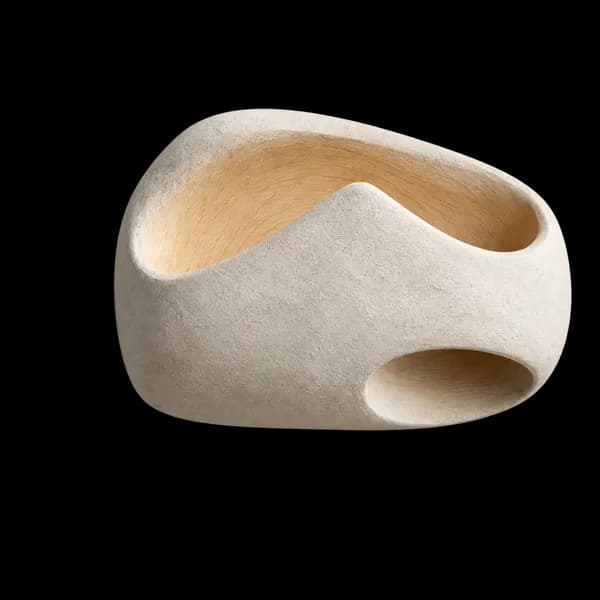 Sculptural Pebble Wall Light