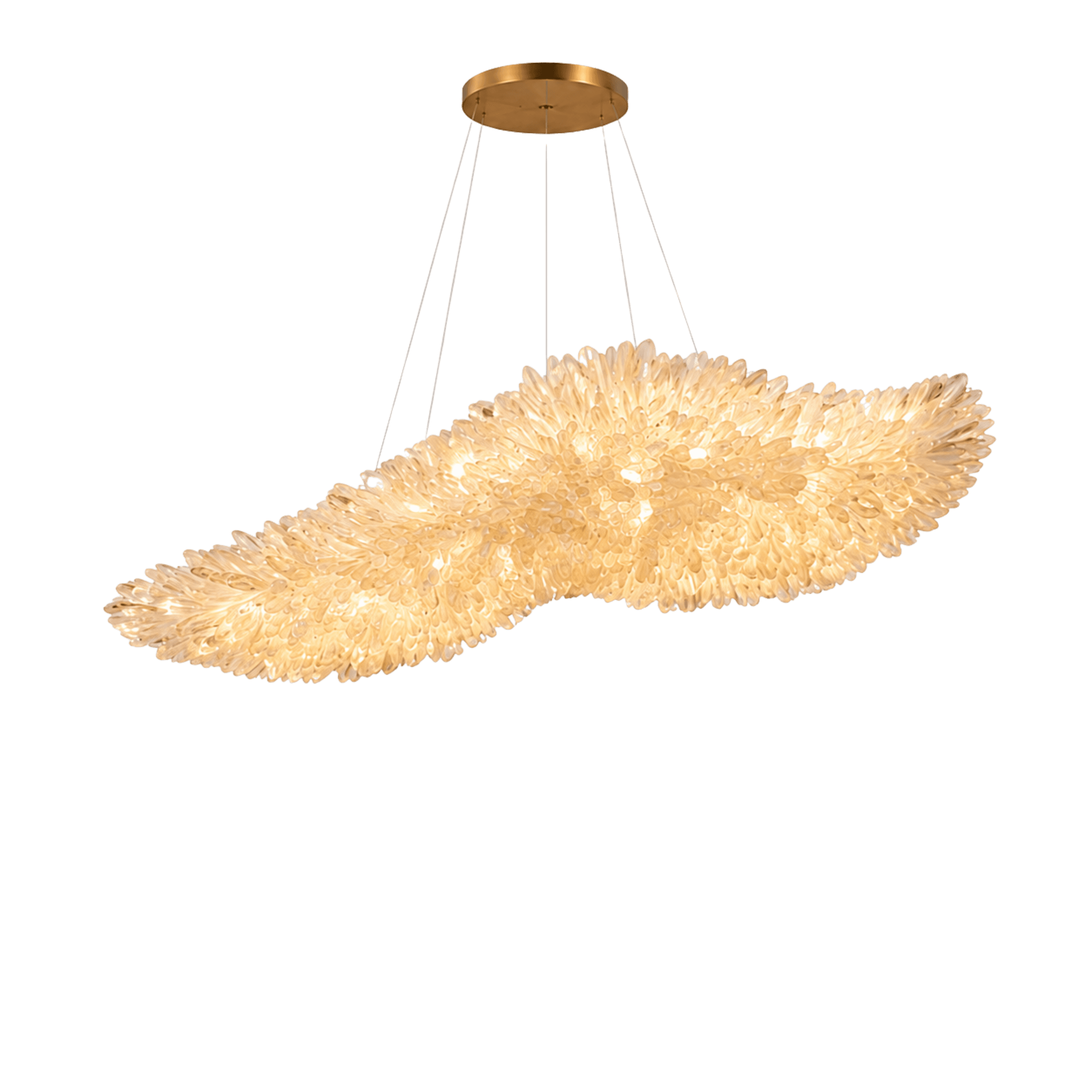 Natural Rock Marble Chandelier Light