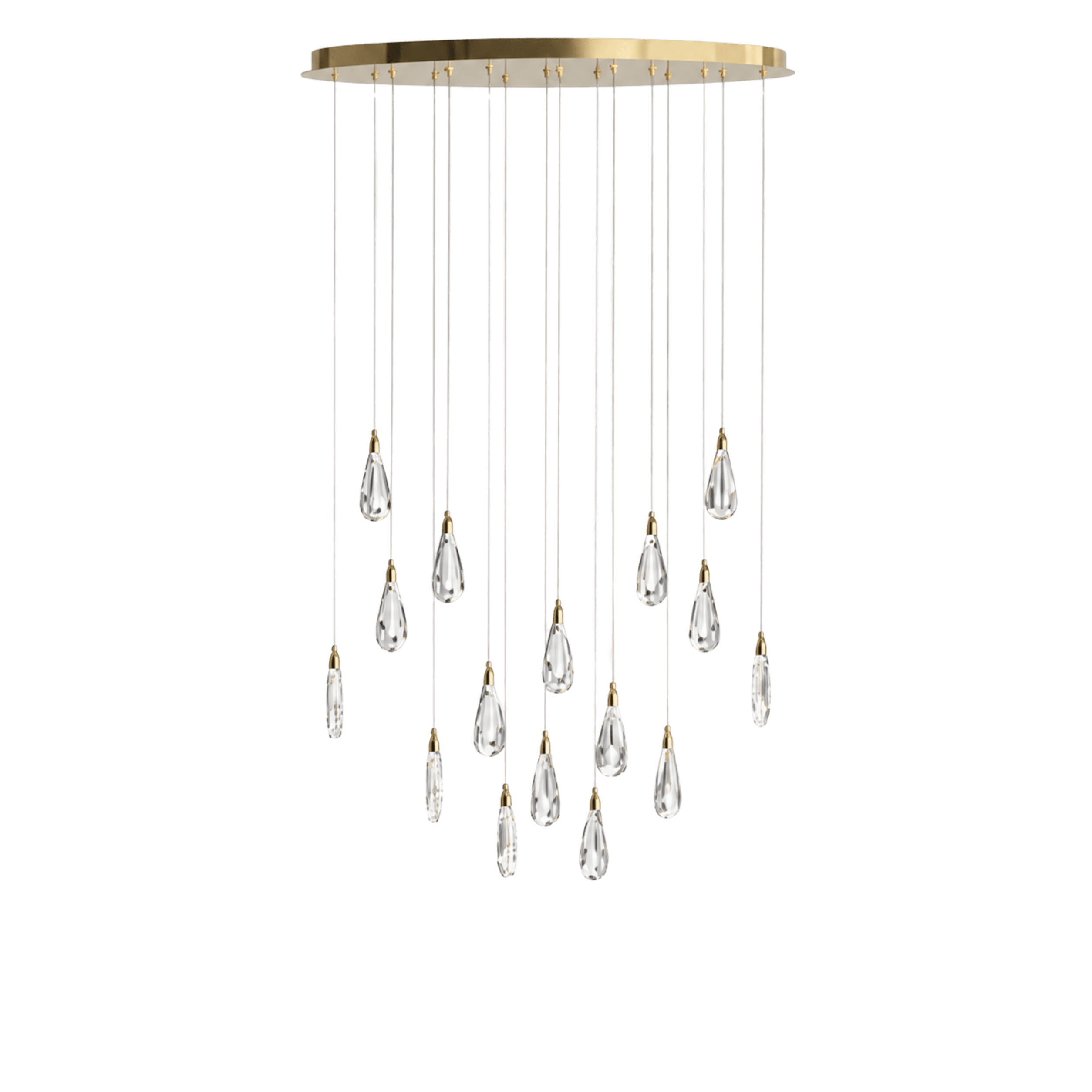 Rain-Drop Crystal Chandelier Light