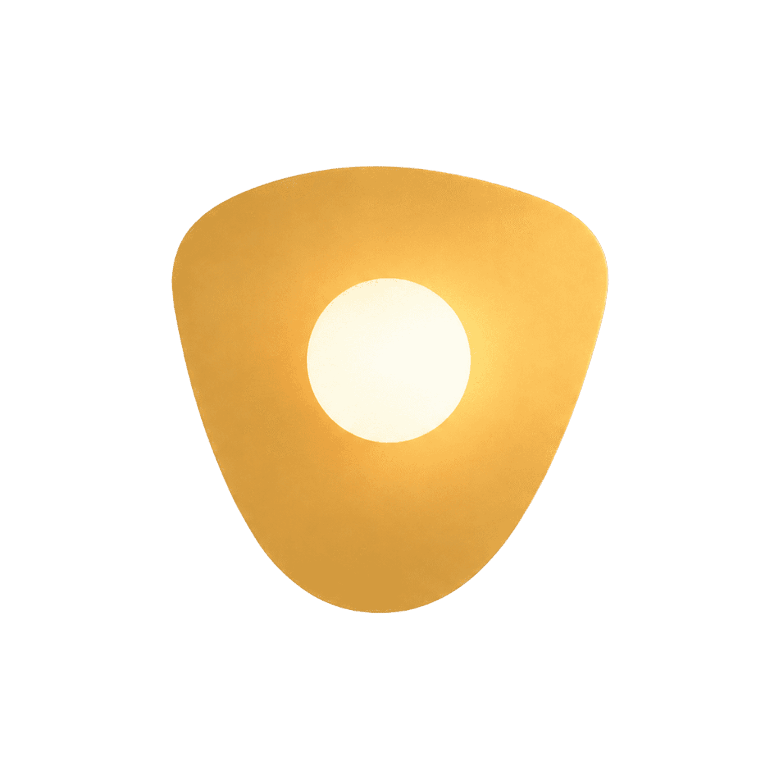 Rounded Triangle Wall Light