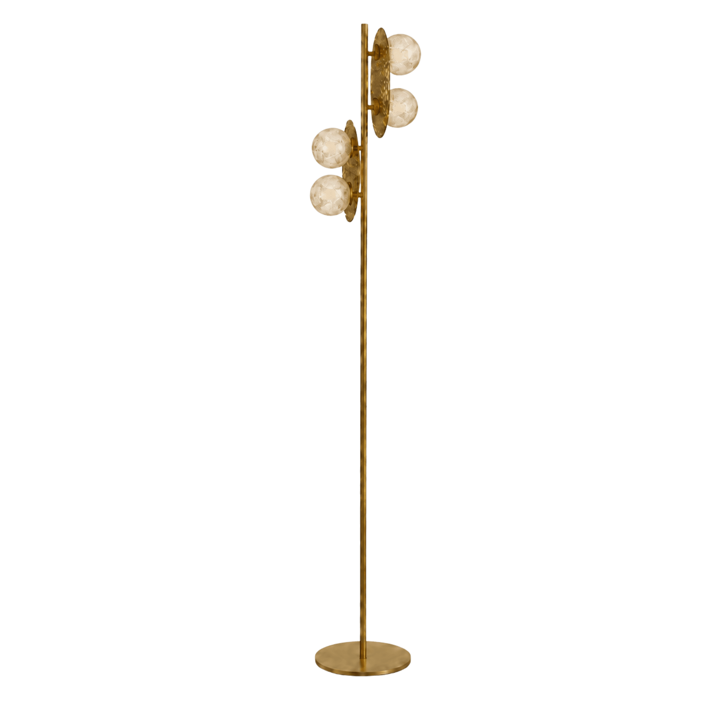 Aria Gold Sculptural Floor Lamp