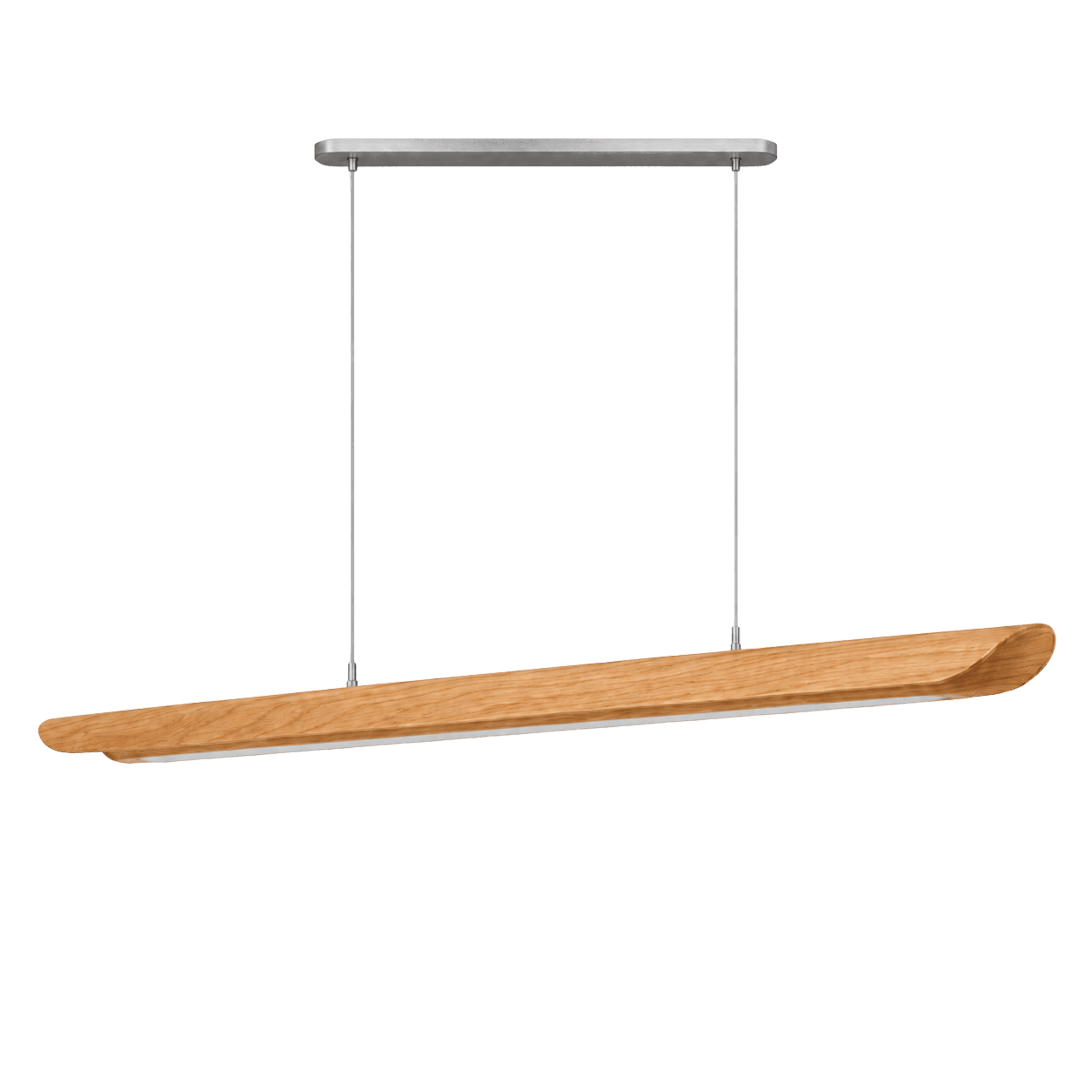Wooden Surfboard Chandelier Light