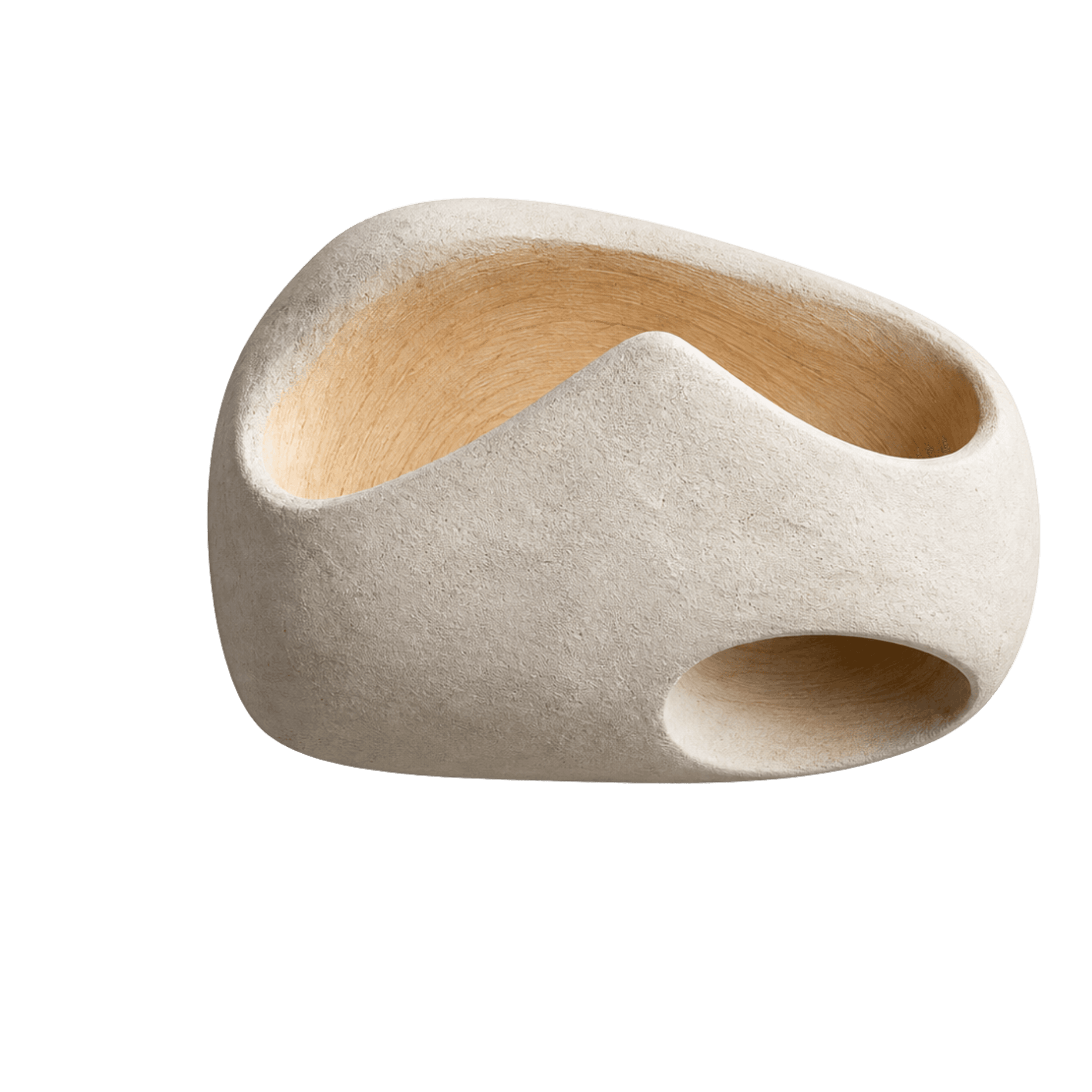 Sculptural Pebble Wall Light