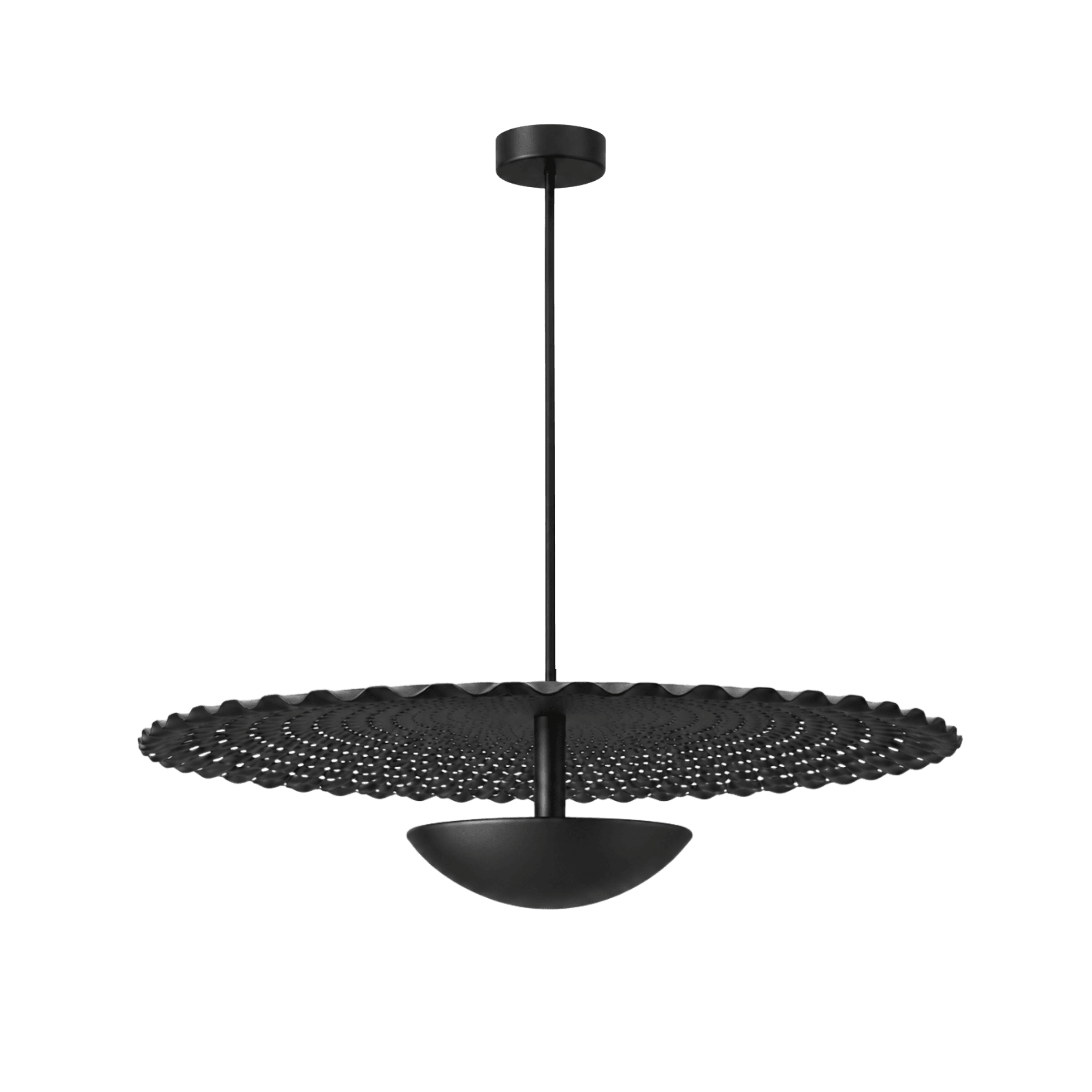 Woven Vortex Metal Pendant Light